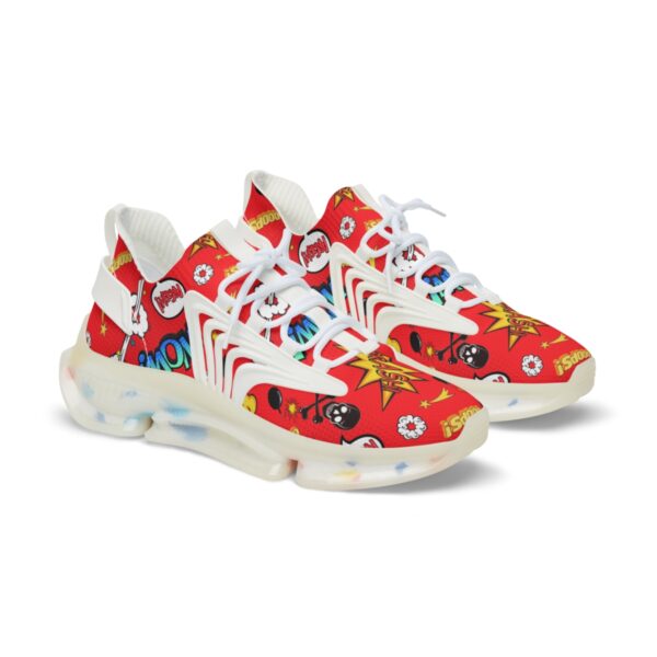 Comic Pop-Art Men's Mesh Sneakers